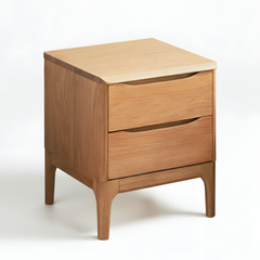 MIUZ Solid Timber Bedside Tables Drawers Side Table Nightstand Storage Cabinet Wood