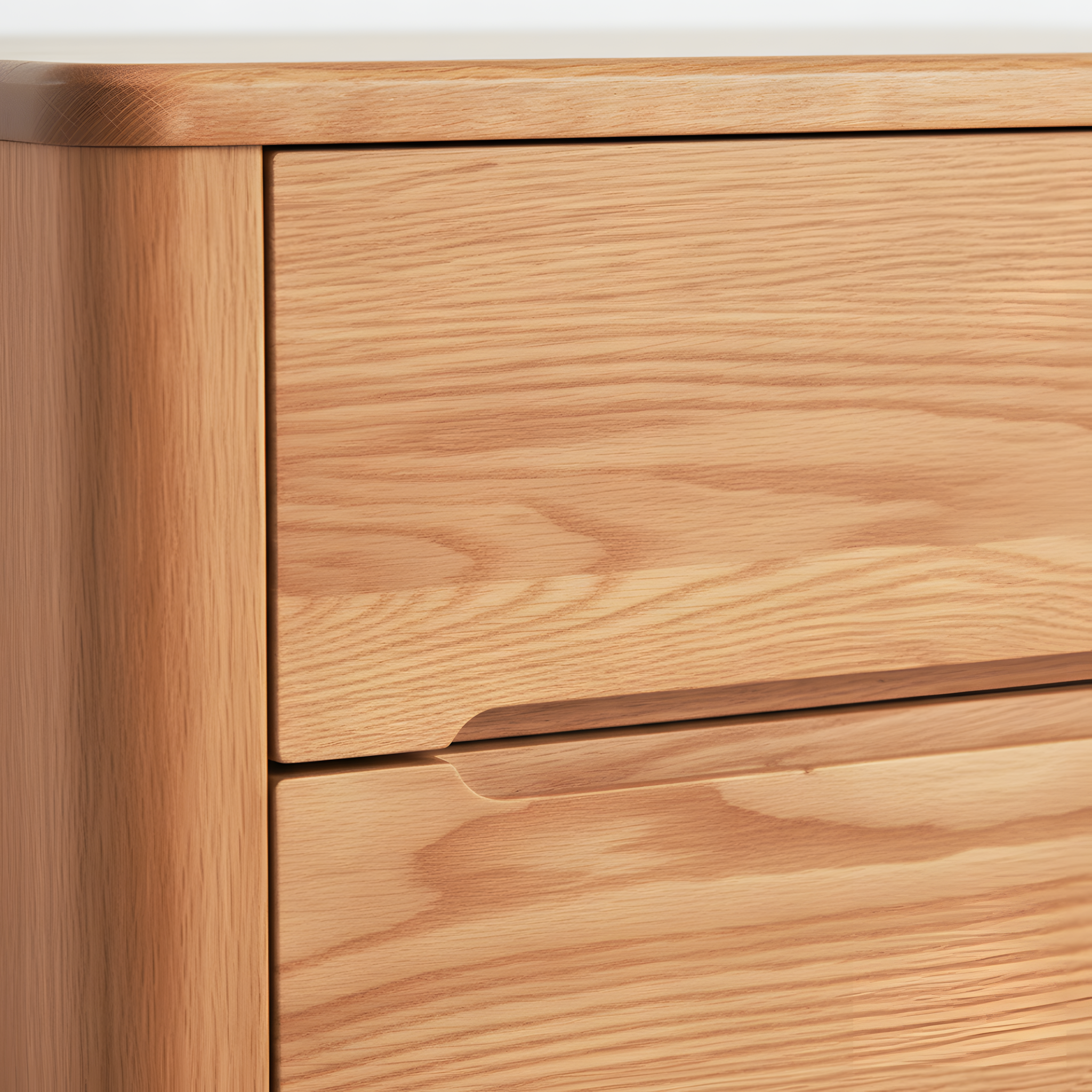 MIUZ Bedside Table Bed Side Tables Drawers Side Tables Solid Timber American Oak Wood Nightstand