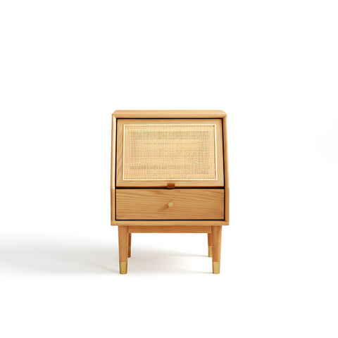 MIUZ Solid Timber Bedside Tables Drawers Side Table Nightstand Storage Cabinet Wood