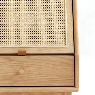 MIUZ Solid Timber Bedside Tables Drawers Side Table Nightstand Storage Cabinet Wood