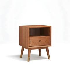 MIUZ Solid Timber Bedside Tables Drawers Side Table Nightstand Storage Cabinet Wood