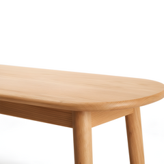 MIUZ Dining Bench Solid Timber American White Oak Wood Kitchen Entryway Bedroom