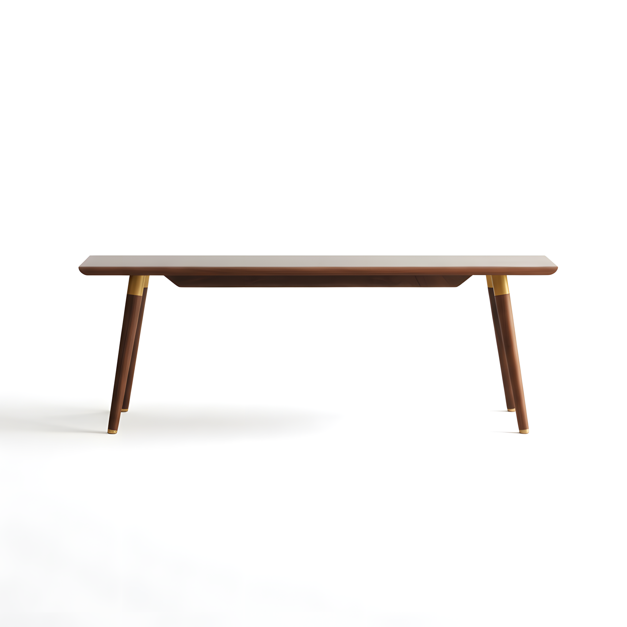 MIUZ Dining Bench Solid Timber American Walnut Wood Kitchen Entryway Bedroom