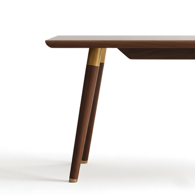 MIUZ Dining Bench Solid Timber American Walnut Wood Kitchen Entryway Bedroom