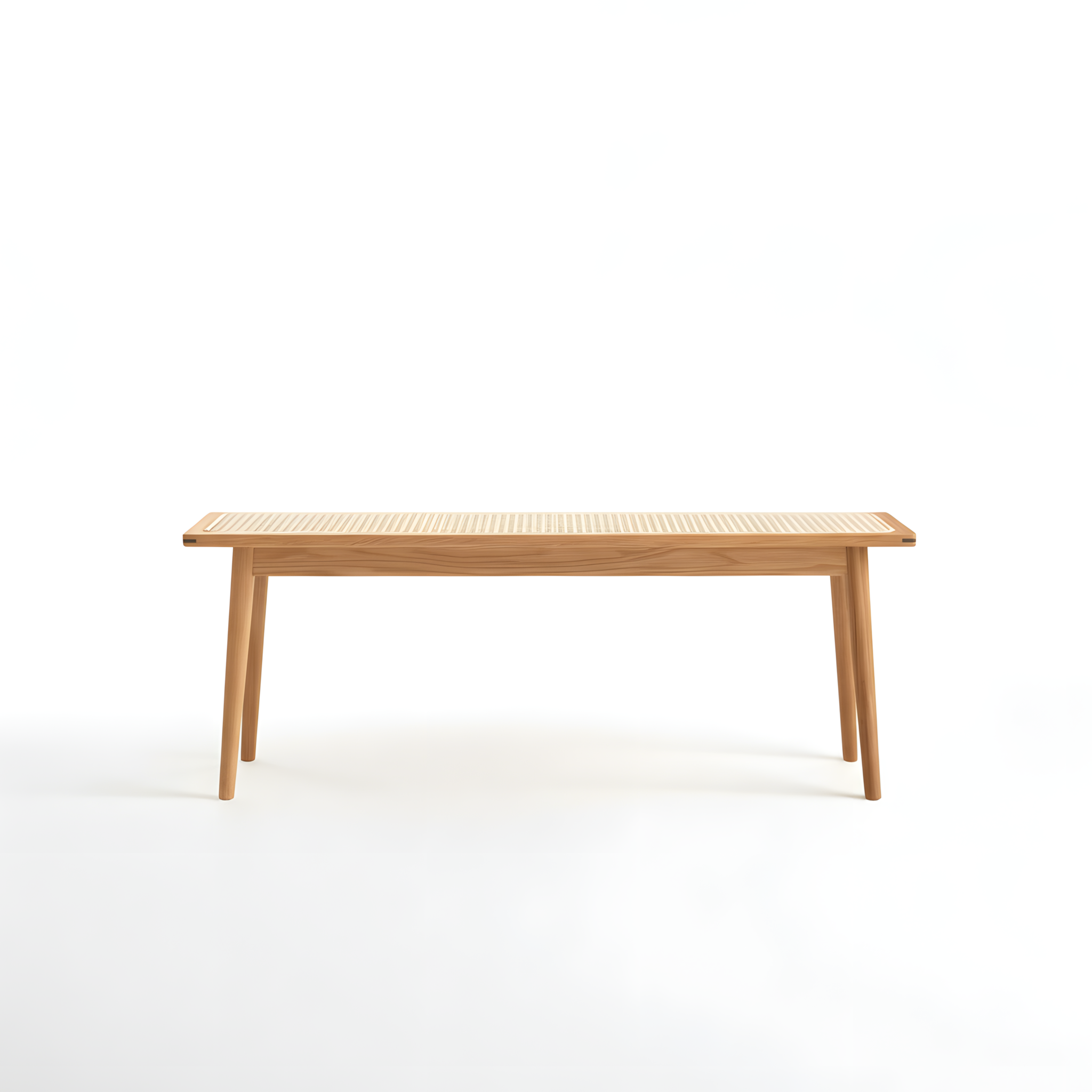 MIUZ Dining Bench Solid Timber American White Oak Wood Kitchen Entryway Bedroom