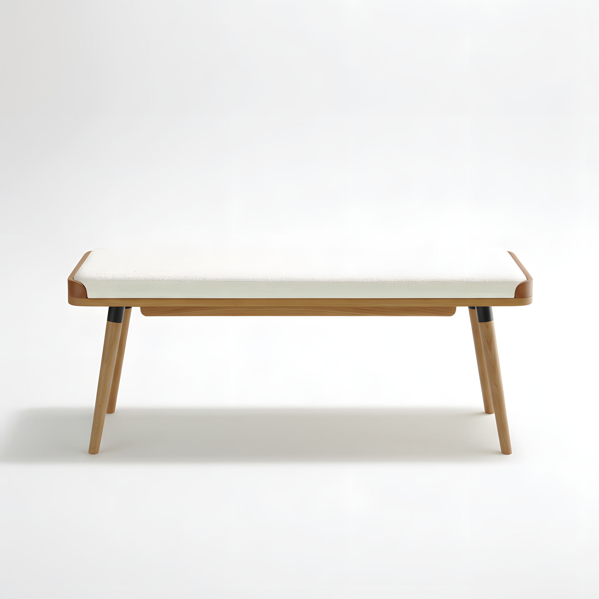 Dining Bench Solid Timber American White Oak Wood Kitchen Entryway Bedroom