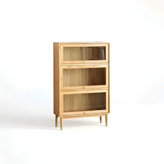 3-Tier Cabinet Bookcase Stand Bookshelf Display Shelf Storage Display Rack Stand Case Home Decor