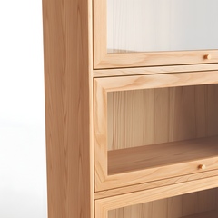 4-Tier Cabinet Bookcase Stand Bookshelf Display Shelf Storage Display Rack Stand Case Home Decor