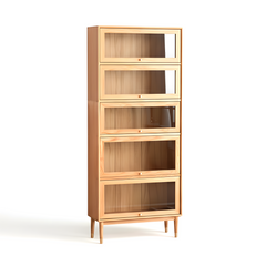 5-Tier Cabinet Bookcase Stand Bookshelf Display Shelf Storage Display Rack Stand Case Home Decor