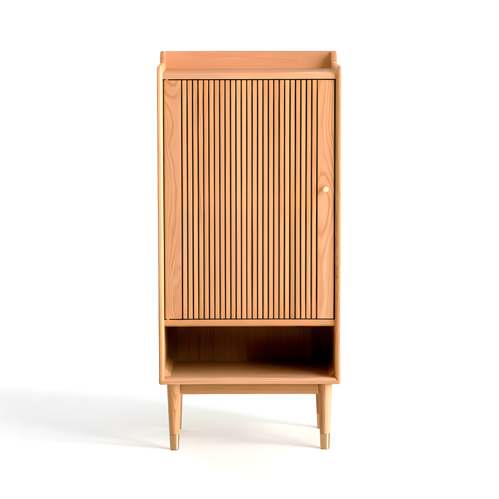 5 Layer Solid Oak Shoe Cabinet Storage Organiser