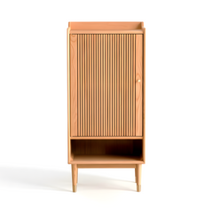 5 Layer Solid Oak Shoe Cabinet Storage Organiser