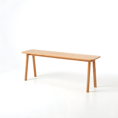 MIUZ Dining Bench Solid Timber American White Oak Wood Kitchen Entryway Bedroom