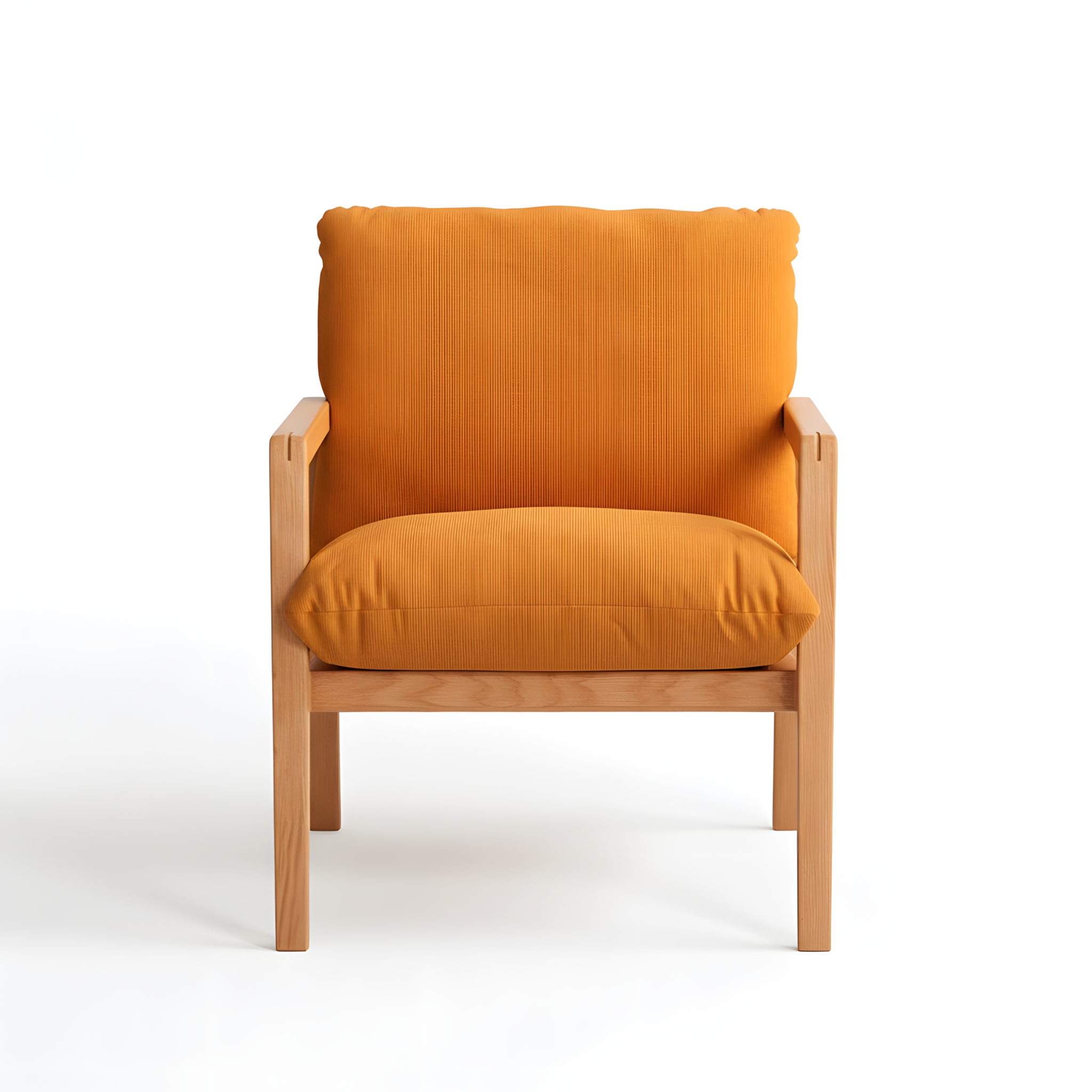 Armchair Lounge Chair Accent Armchairs Retro Single Fabric Seat Cushion Cover Sofa Chair