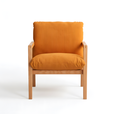 Armchair Lounge Chair Accent Armchairs Retro Single Fabric Seat Cushion Cover Sofa Chair