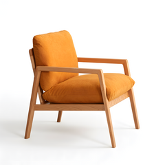 Armchair Lounge Chair Accent Armchairs Retro Single Fabric Seat Cushion Cover Sofa Chair