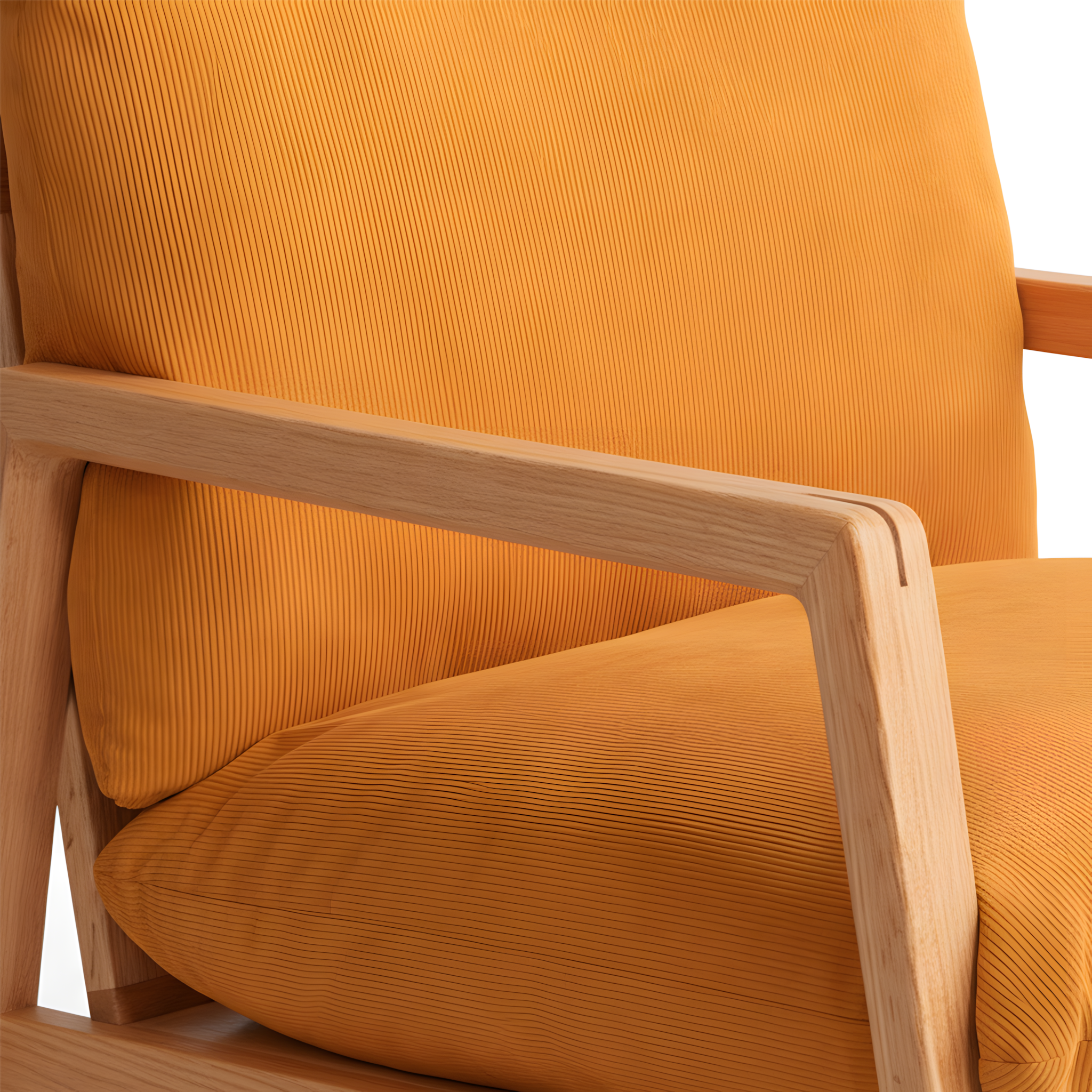 Armchair Lounge Chair Accent Armchairs Retro Single Fabric Seat Cushion Cover Sofa Chair