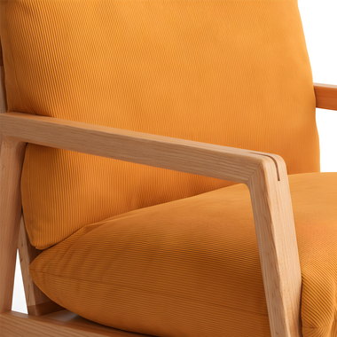 Armchair Lounge Chair Accent Armchairs Retro Single Fabric Seat Cushion Cover Sofa Chair