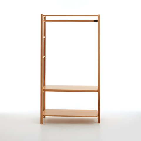 Clothes Garment Coat Hanger Stand Home Organiser Clothing Rack AU Solid European Beech Wood